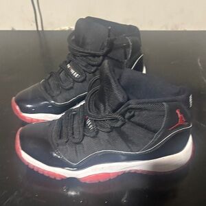 Jordan Black and Red Sneakers